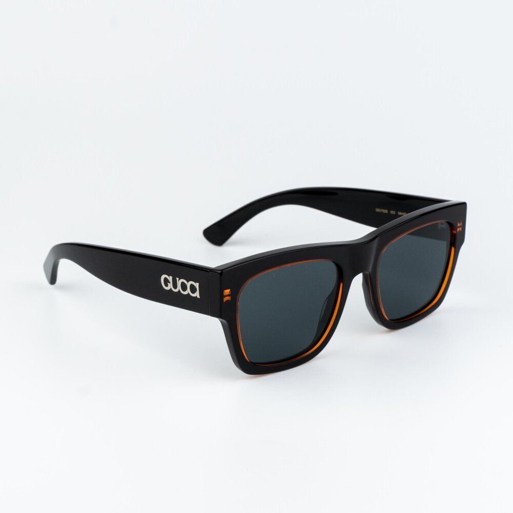 Gucci Women Sunglasses Black Blue Square GG1793S 003 NEW AUTHENTIC - Picture 3 of 11
